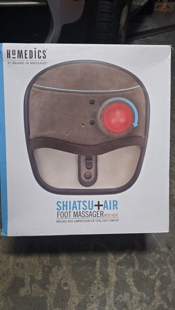 Shiatsu +Air Foot Massager With Heat 