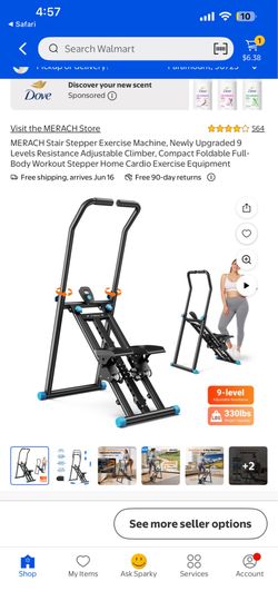 Stepper for glute and leg exercise