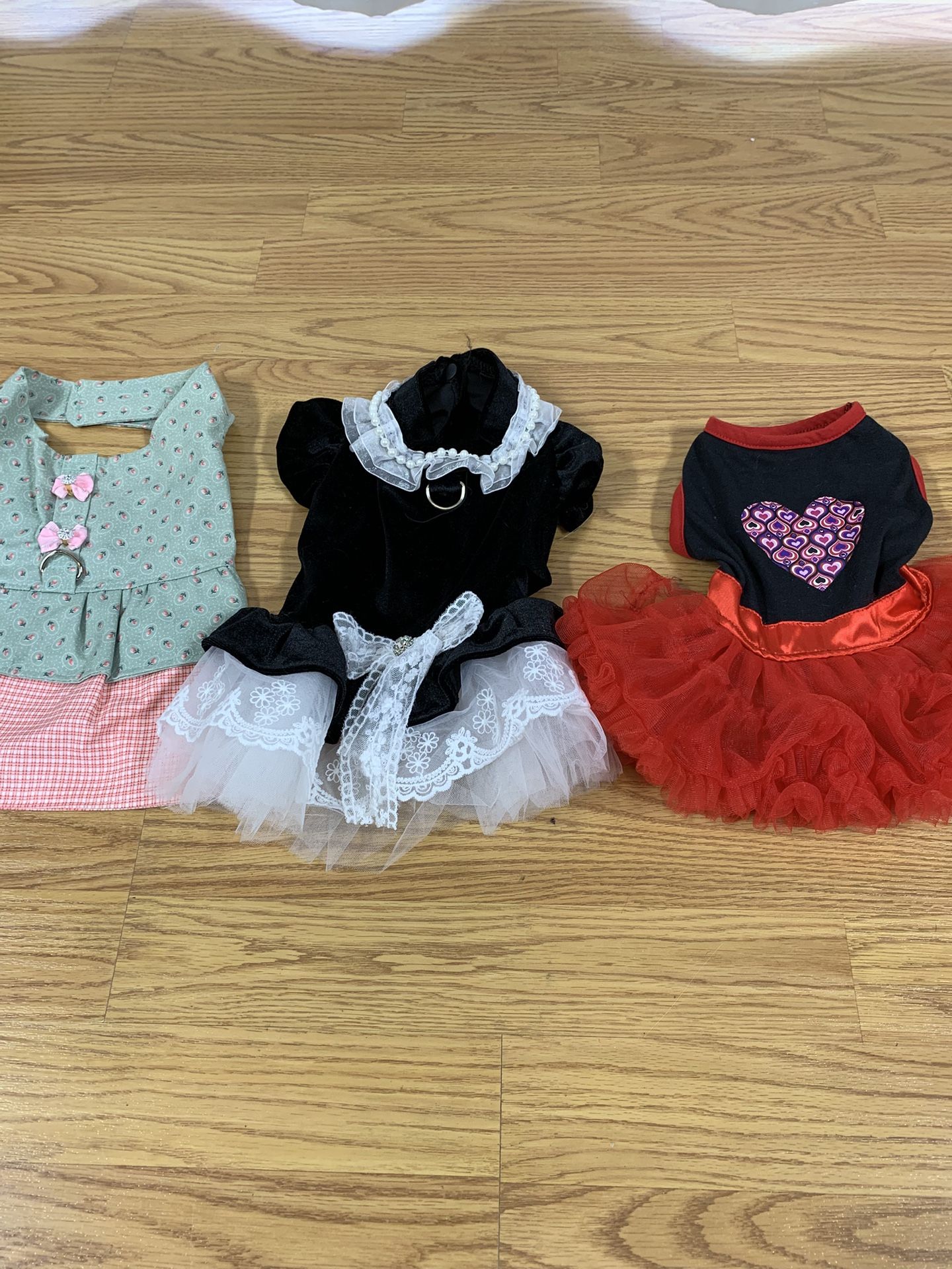 3 Small Dog Holiday Dresses