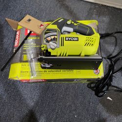 RYOBI 6.1 Amp Corded Variable Speed Orbital Jig Saw with SPEEDMATCH Technology