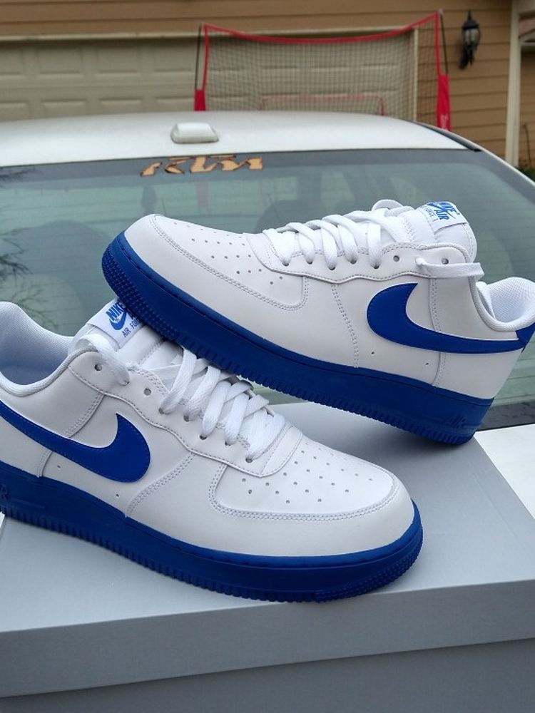 $110 local pick up Size 11 only. Nike Air Force 1 Low 07 Game Royal Worn Once For 2 Hours.