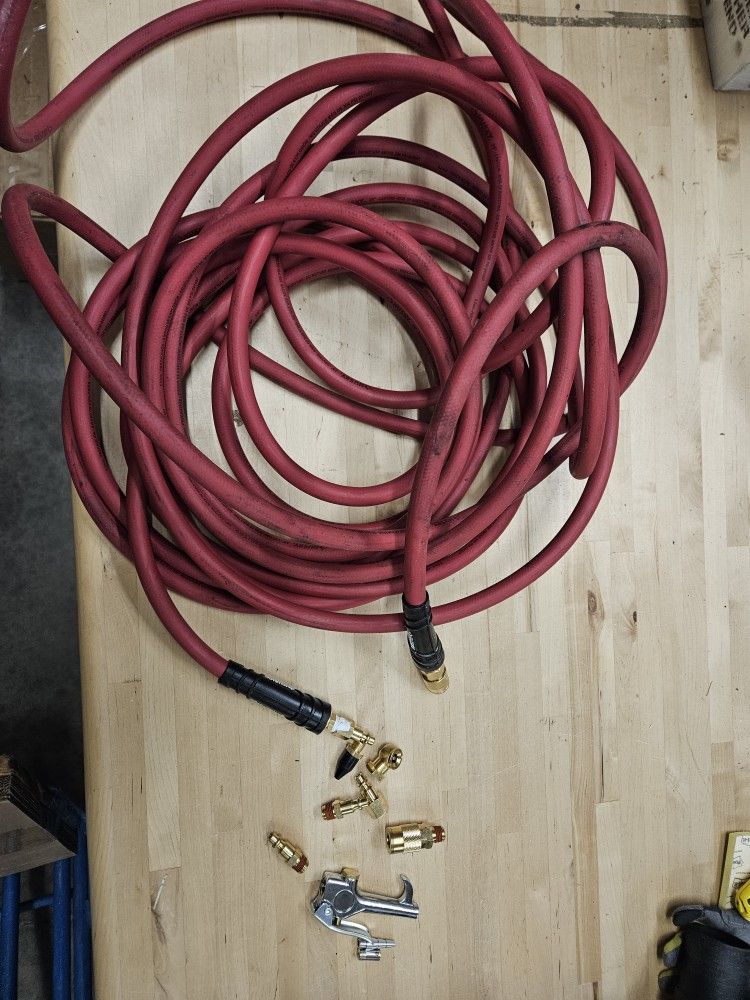 Brand New 50 Ft Husky Air Hose And Fittings