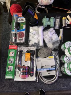 New plumbing and home improvement parts lot