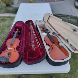 2 Violins For Sale Includes Cases and Accessories 