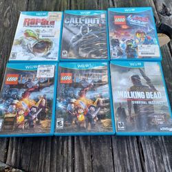 6 EMPTY WII U VIDEO GAME CASES $10 FINAL PRICE 