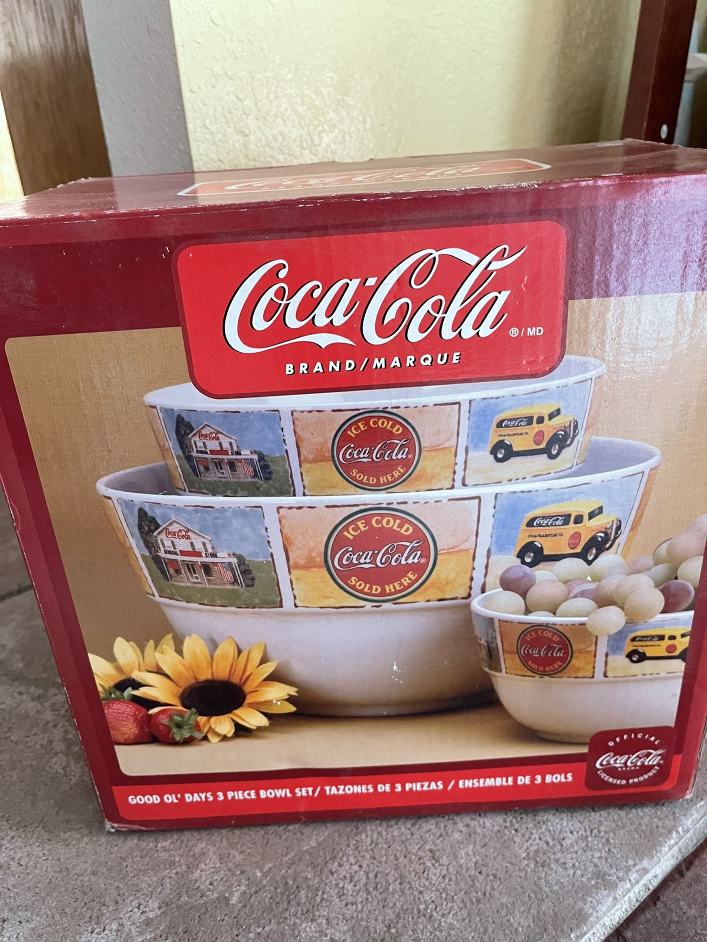 Ole days Coca Cola Mixing Bowls
