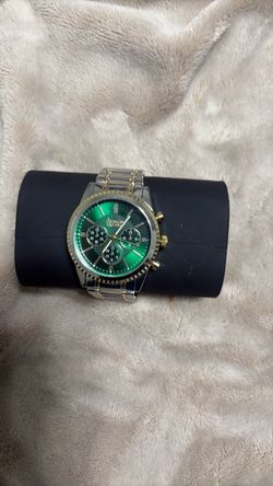 Men's Chronograph Watch Green Dial