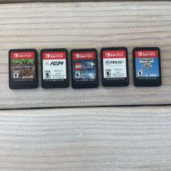 Nintendo Games FIFA, LEGO, Minecraft, Monster Jam