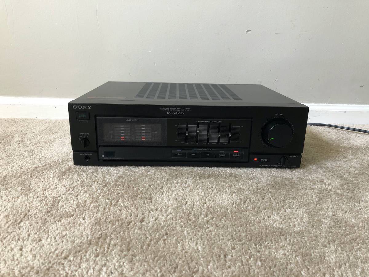 Sony TA-AX295 Home Stereo Integrated Amplifier