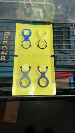 4 Air Tag Covers Also Keychains