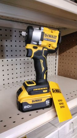 DEWALT 20V MAX BRUSHLESS 1/2" /PULG/ PO COMPACT IMPACT WRENCH WITH HOG RING ANVIL (TOOL ONLY)