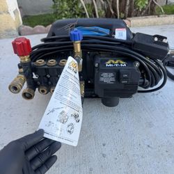 Pressure Washer Mi-T-M CM-1400-1MEH-M Hand Carry Electric Cold Water Pressure Washer / Mister - 1,400 PSI; 1.5 GPM