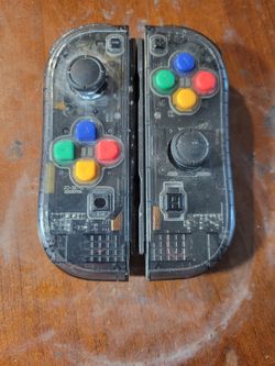 Custom Clear Nintendo Switch Joy-Con Controllers