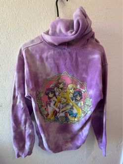 Sailor Moon Vintage 90's hoodie with graphic of Sailor Moon and her friends, SIZE S