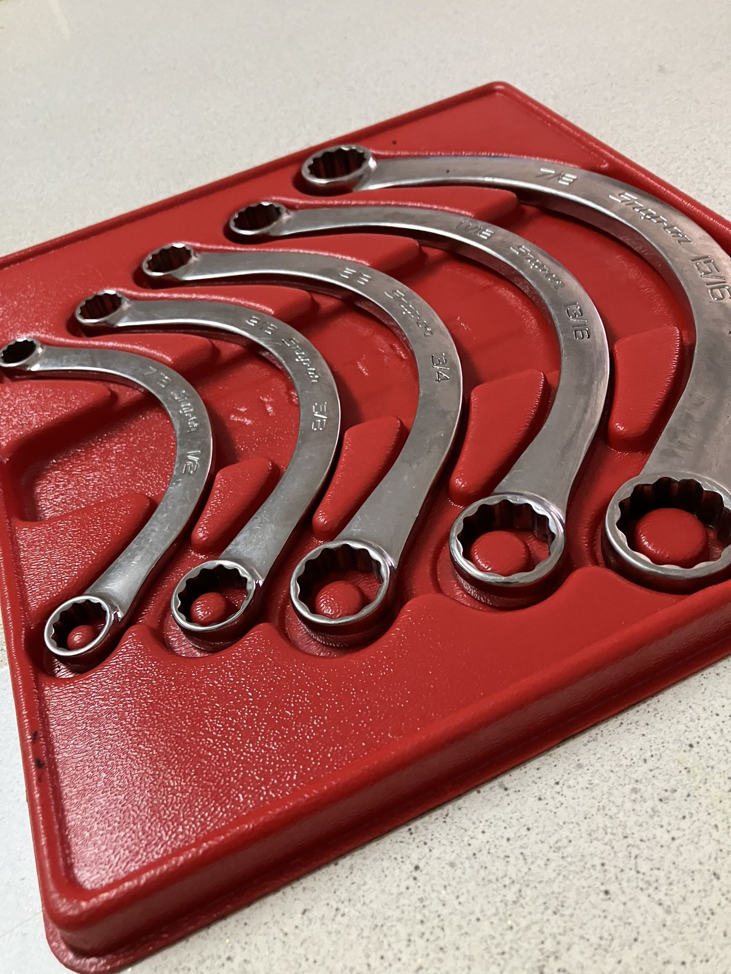 Snap On Half Moon FlankDrive SAE Wrench Set