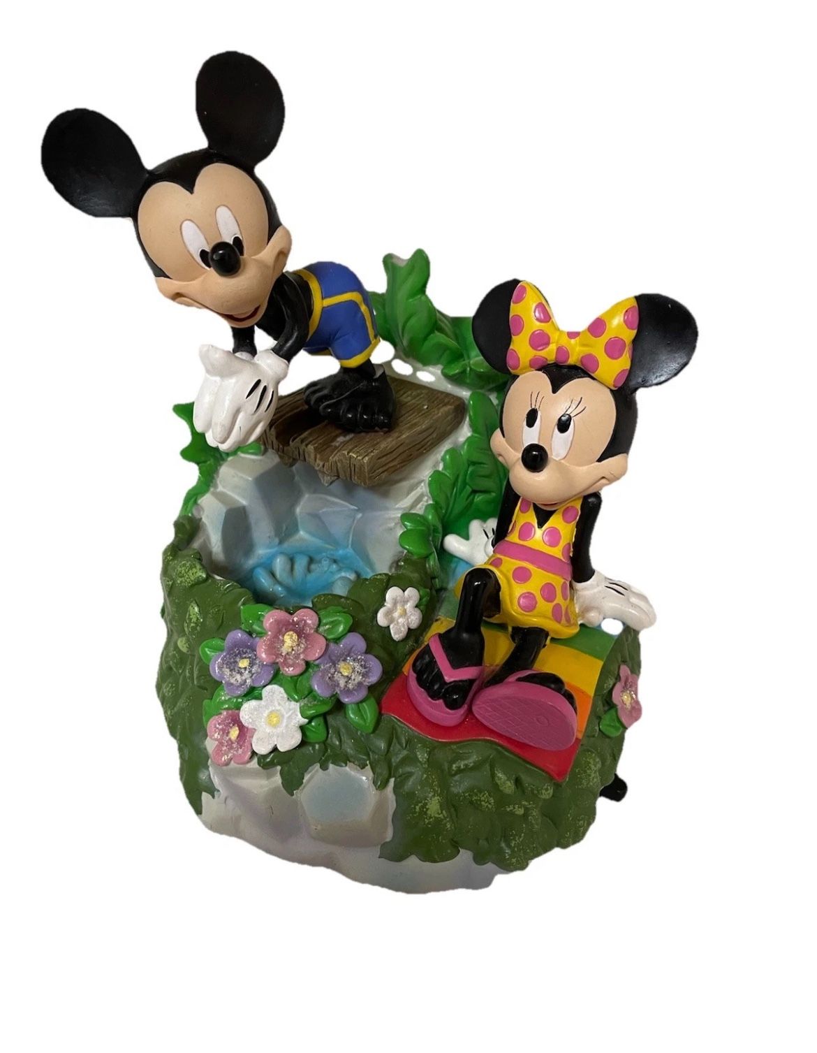 Mickey & Minnie (Disney) 1963 Musical Water Fountain Tested