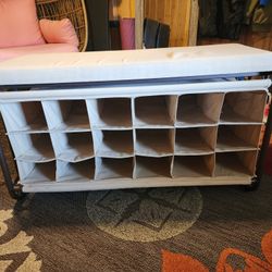 Bench with Shoe Storage 