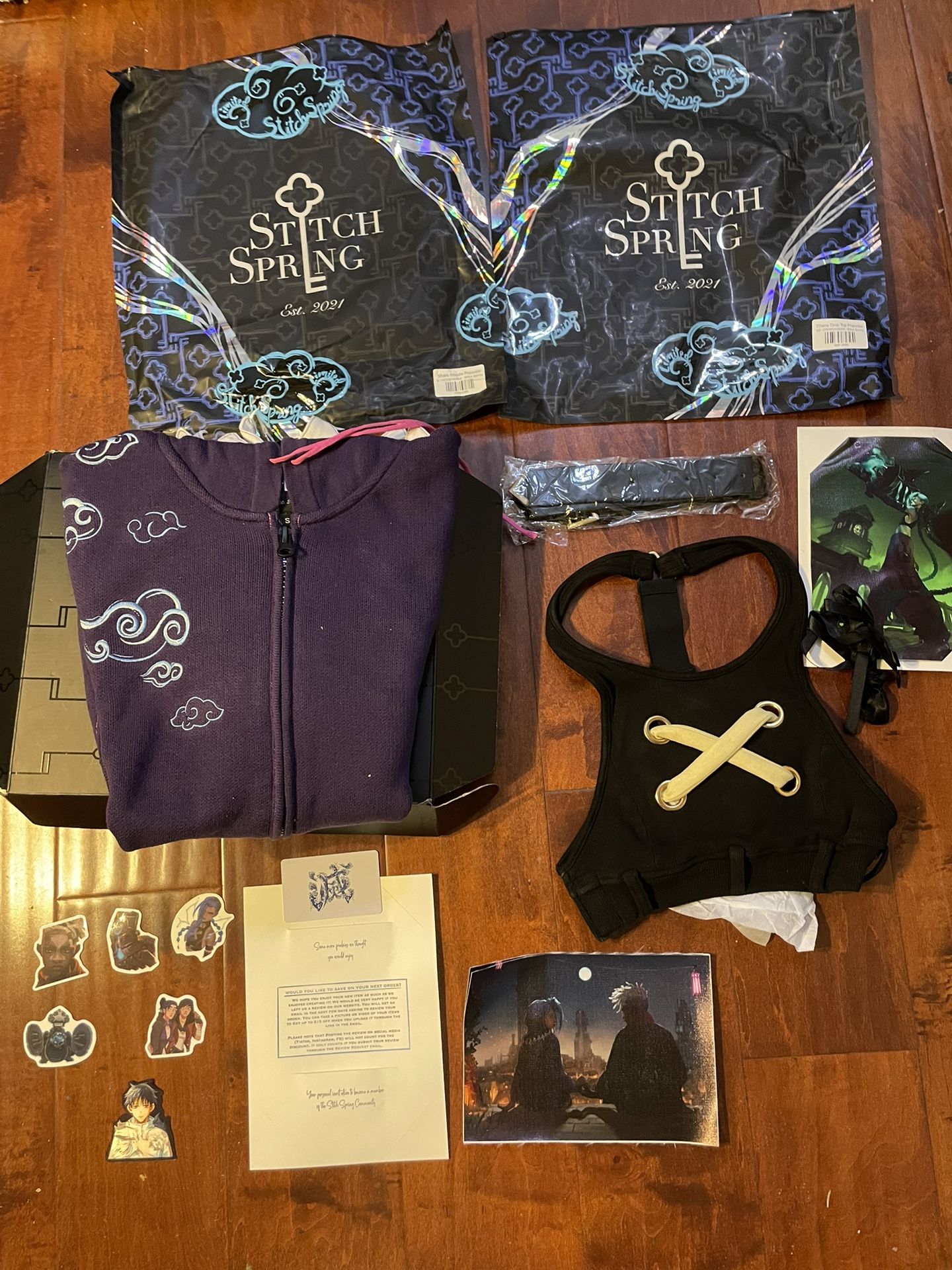 Stitch Spring Jinx Set S Hoodie + XS Chaos Crop Top NEW Full Preorder Bundle