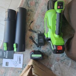 Cordless leaf blower 6-speed (brand new)