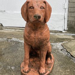 Vintage Heavy Labrador Retriever Dog Statue / Garden Lawn Decor / HTF / RARE ~2’ Life Size 