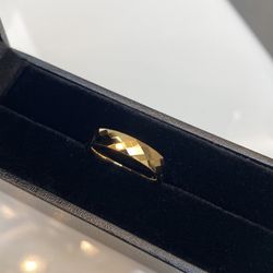 Gold Ring Size 6.5 Tungsten