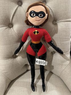 Disney Mrs. Incredible Stuffed Animal Doll Plush