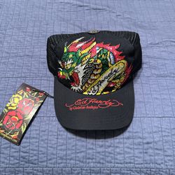 DON ED HARDY DRAGON EMBROIDERED BY CHRISTIAN AUDIGIER