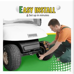 Golf Cart Front Brush Guard for EZGO TXT