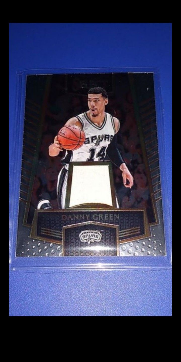 San Antonio Spurs Danny Green (Game-Worn) Jersey Patch Card