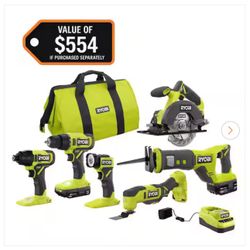 Ryobi Tools & Bag 
