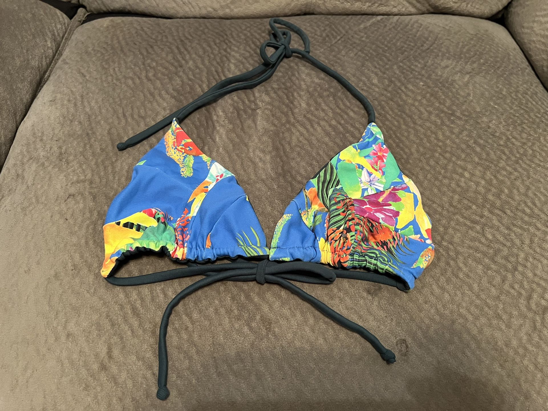 San Lorenzo Bikini Top - Blue - Size M - PICKUP IN AIEA - I DON’T DELIVER 