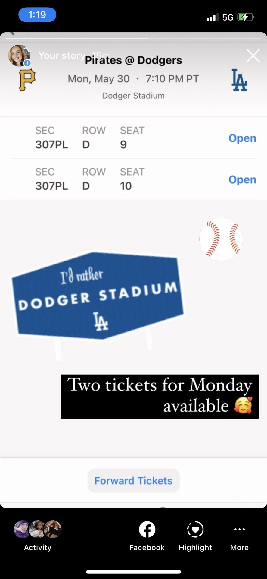 Dodger Tickets