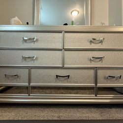 Silver Bedroom Furniture Set