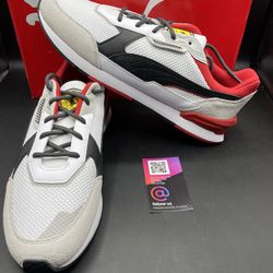 New Puma Scuderia Ferrari Low Racer Mens Size 10.5 Sneakers Casual Shoes 