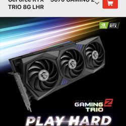 MSI RTX GEFORCE 3070 GAMING Z TRIO