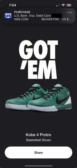 Kobe 4 Proto Girl Dad