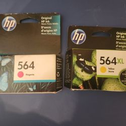 HP Ink #564 Yellow & Magenta - New In Box