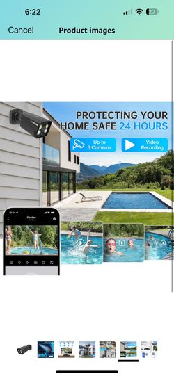 WESECUU 4K PoE Security Camera System,CCTV Camera Security System Add-on Camera with Person Vehicle Detection,Night Vision, Only Work with WESECUU POE