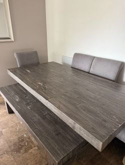 Dining Table with bench