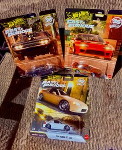 Hot wheels premium fast & furious lot $120