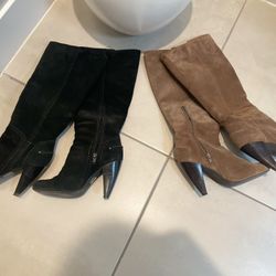 Suede Boots ($40 for the pairs)