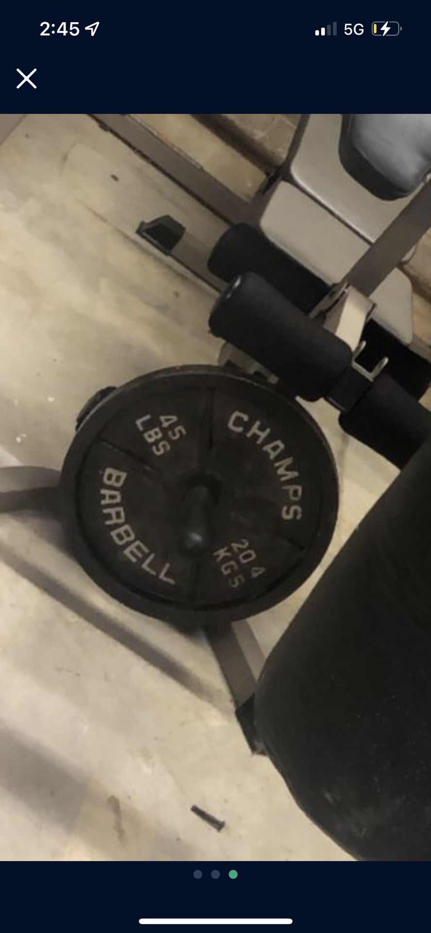 Weights Set Of 45 Lb Plates 
