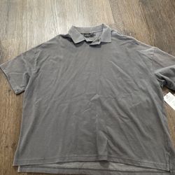 New Men’s Gray Sweater Polo Shirt Size 2x By No Boundaries #17