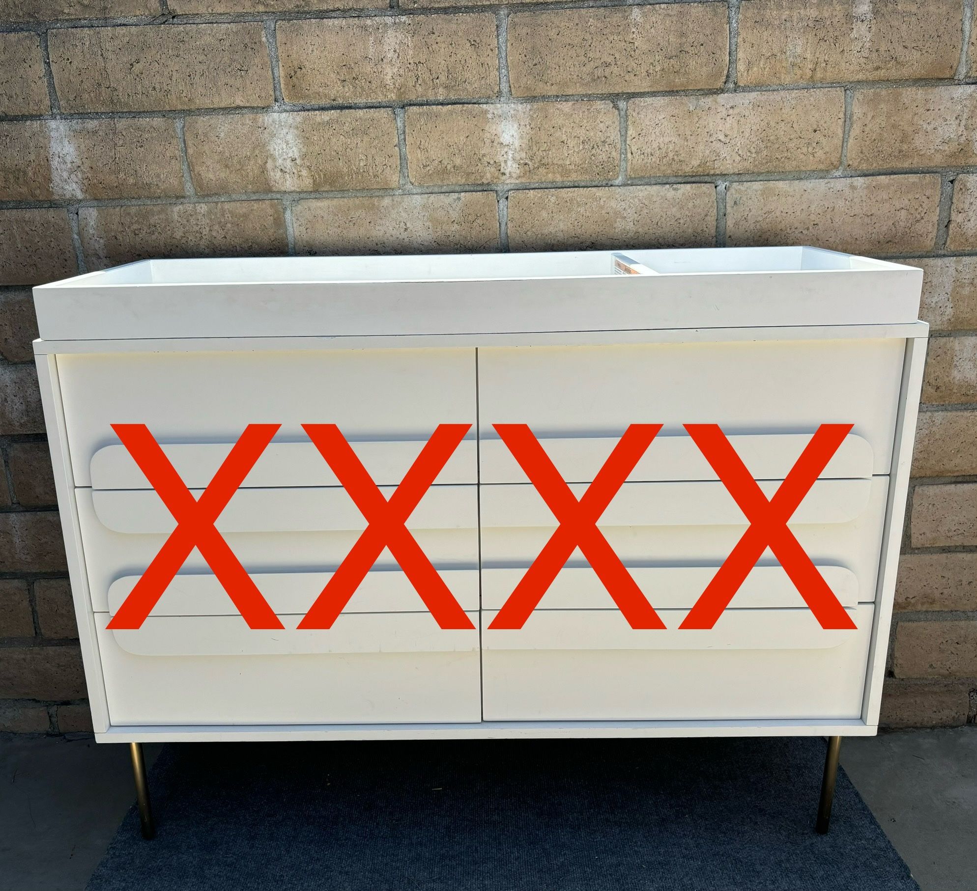 White Baby Changing Table Topper