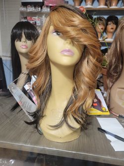 Jess#J27, Synthetic Full Cap & Heat Safe Wig.