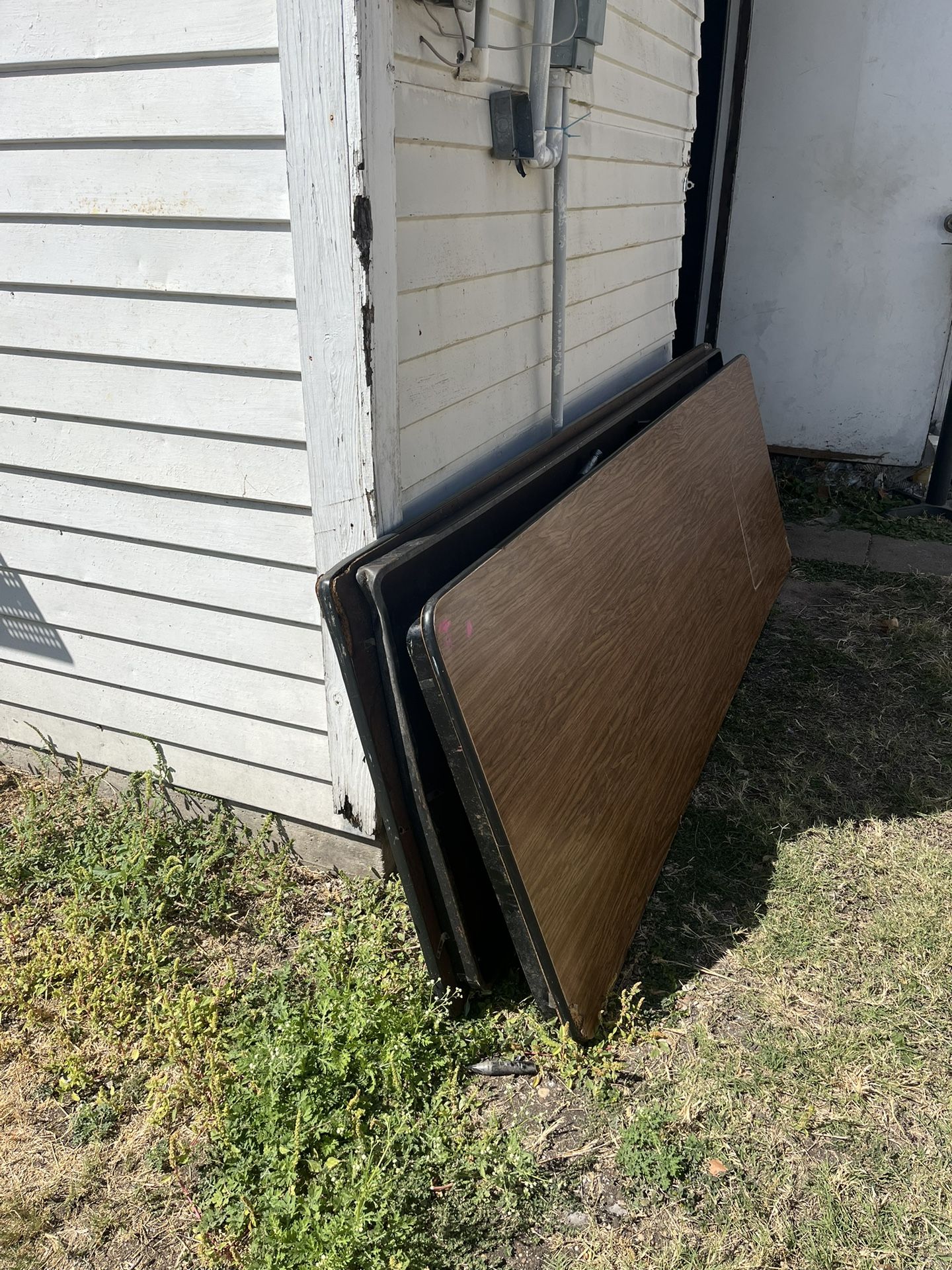 Wooden Fold Tables $40 Each