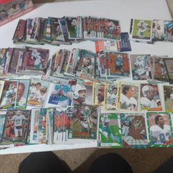Miami Dolphins 324 Football Card Lot