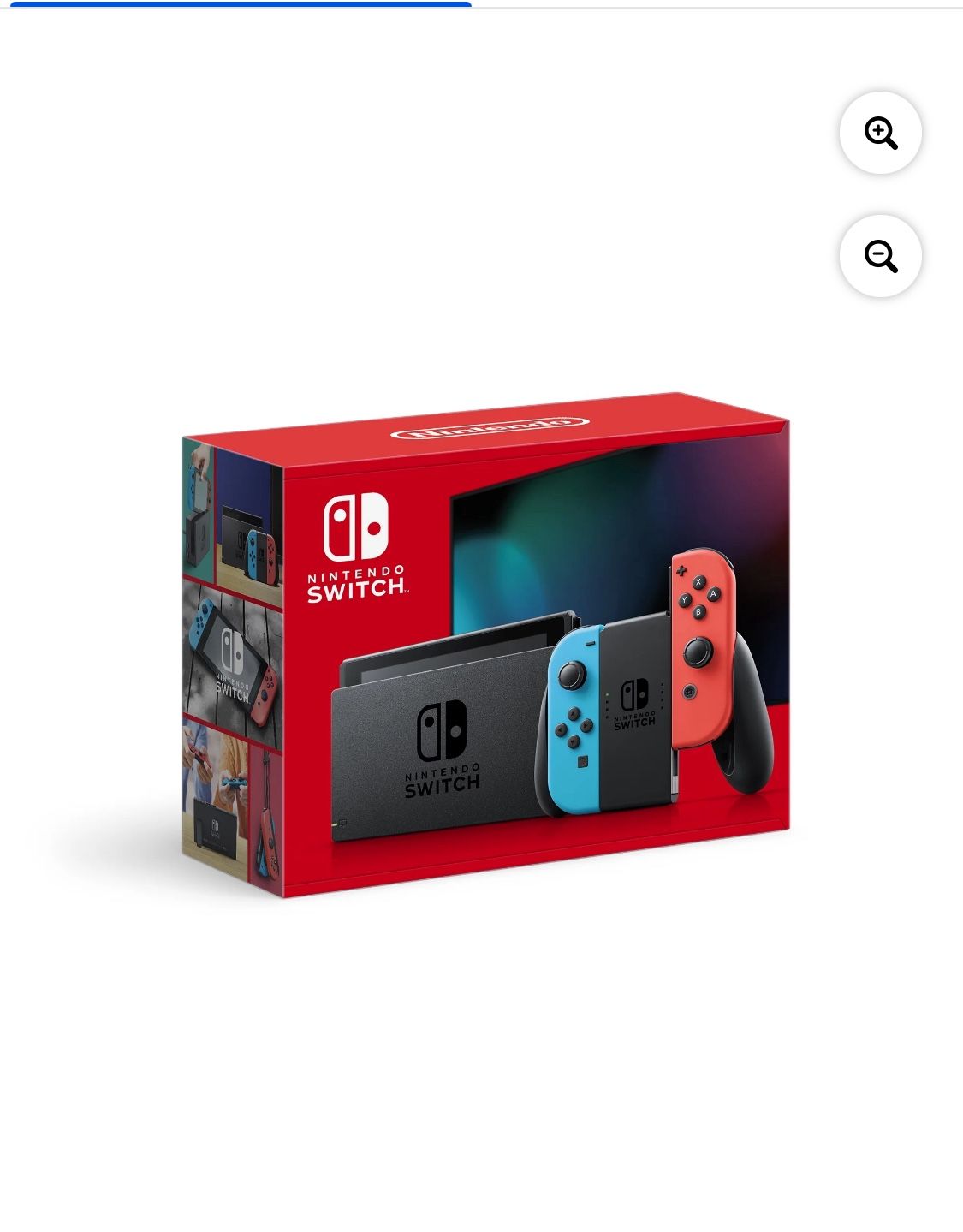 Nintendo Switch LCD Bundle – Red/Blue Joy-Cons + Carrying Case – 256GB Micro SD