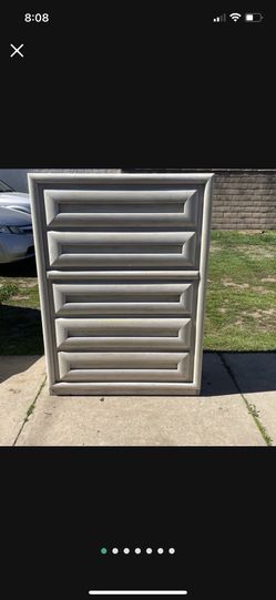 White Washed Oak Chest Of Drawers