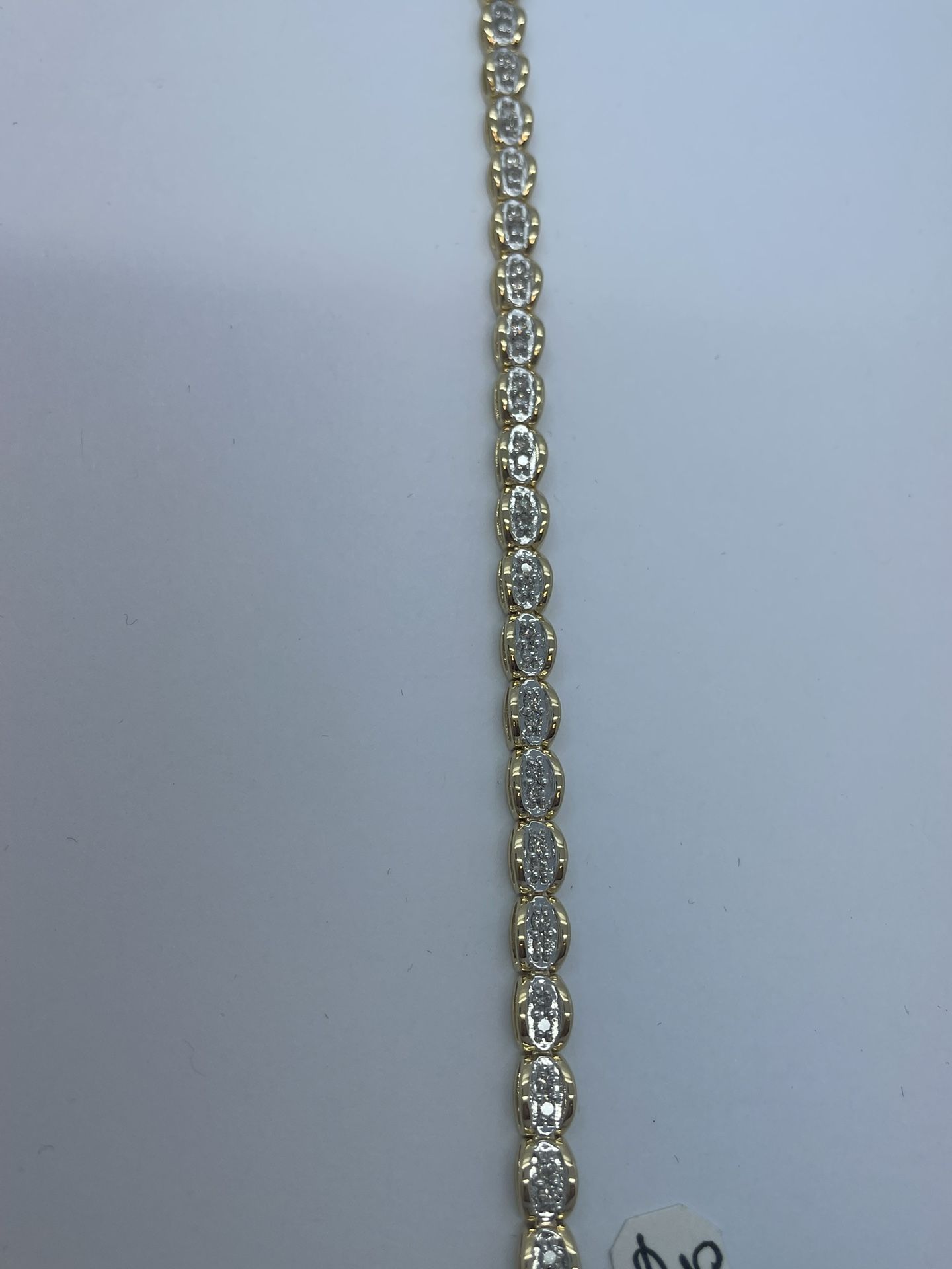 14k Gold New Diamond Bracelet 